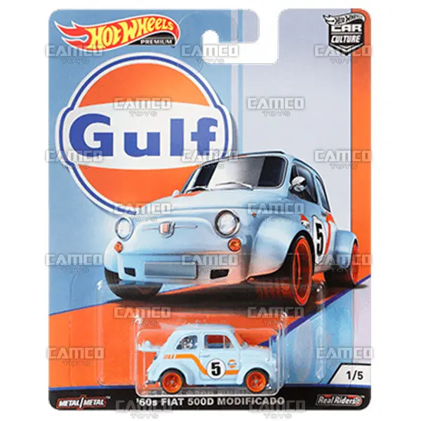 60S Fiat 500D Modificado - 2019 Hot Wheels (Gulf) 1