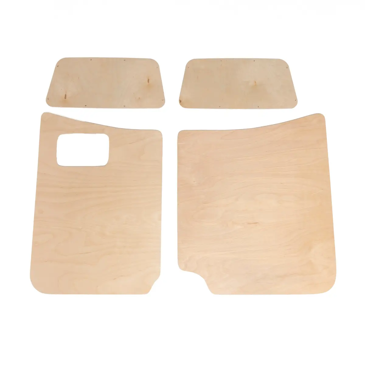 2007-2018 / Sprinter Van Rear Door Panel Kit 4Pc Plywood 2