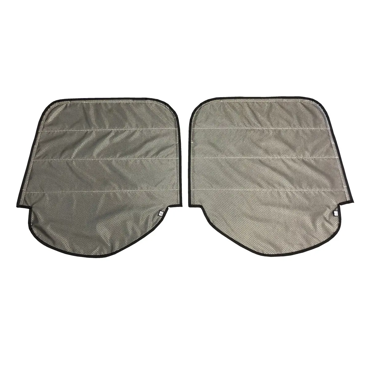 2019+ Sprinter Van Fabric - Ds/Ps Magnetic Rear Door Window Shade For Lower Plastic Trim Windows 1