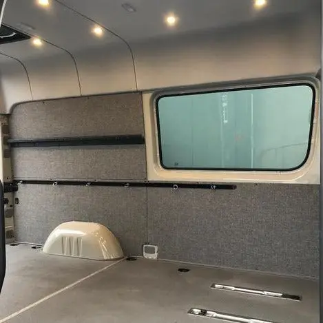 2007+Sprinter Van Wall Liner Kit, 144" High Crew Van, Upholstered 1