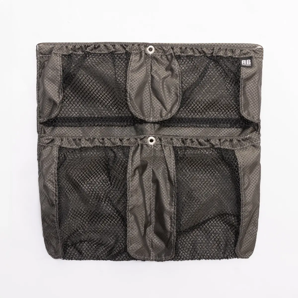 2019+ Sprinter Van Fabric, Rear Lower Door Stuff Bag, Multi Compartment 1