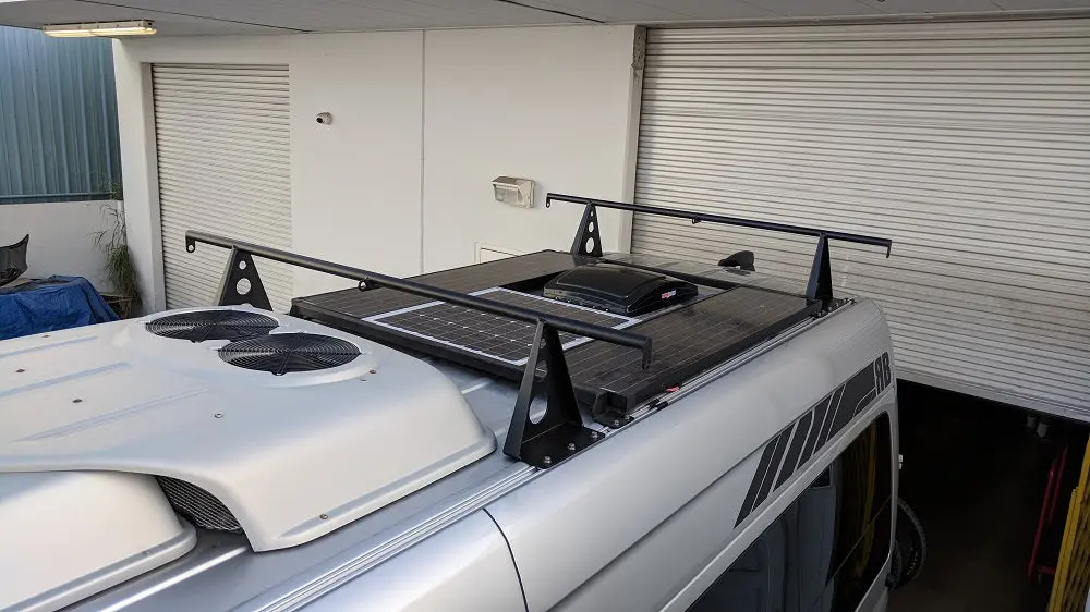 07+, Roof Bar 64" Wide - 12" Lift - High Roof - Ac/Vent Cover Restrictions 1