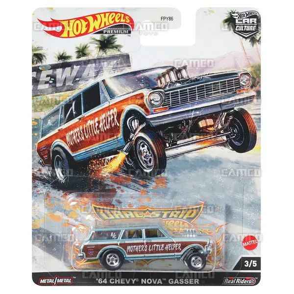 64 Chevy Nova Gasser #3 - 2022 Hot Wheels (Drag Strip) 1