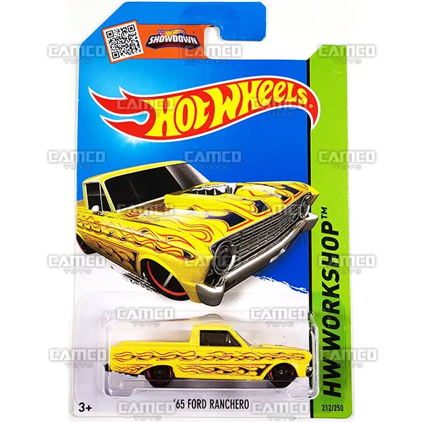 65 Ford Ranchero #212 Yellow - 2015 Hot Wheels 1