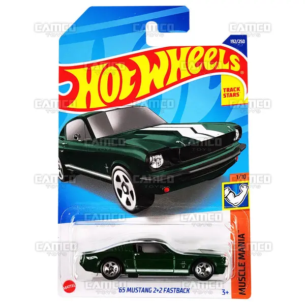 65 Mustang 2+2 Fastback #192 Green - 2022 Hot Wheels 1