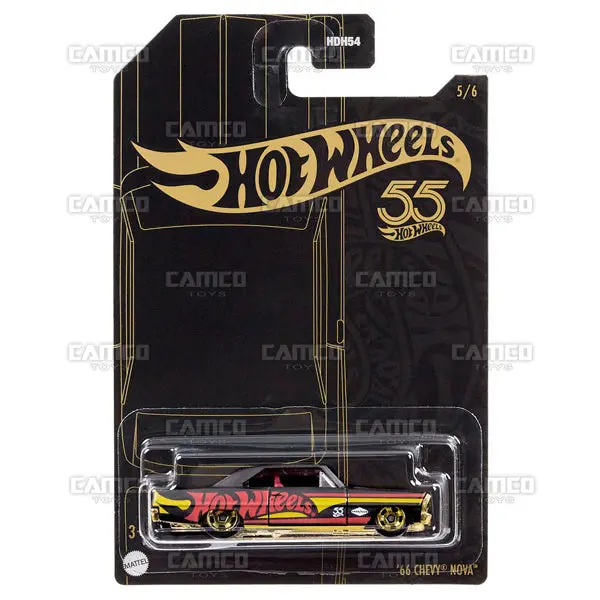 66 Chevy Nova #5 - 2023 Hot Wheels (Pearl & Chrome) 1