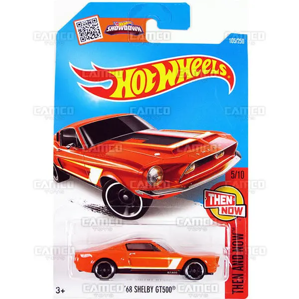68 Shelby Gt500 #105 Orange - 2016 Hot Wheels 1