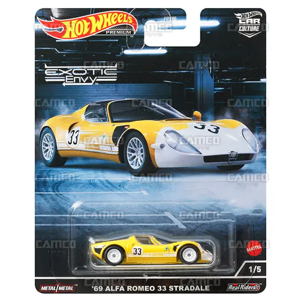 69 Alfa Romeo 33 Stradale - 2022 Hot Wheels (Exotic Envy) 1