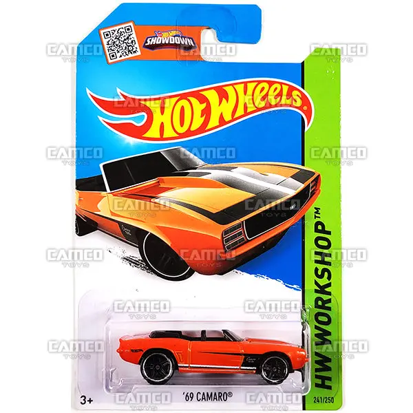 69 Camaro #241 Orange - 2015 Hot Wheels 1
