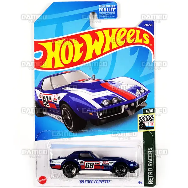 69 Copo Corvette #79 Blue - 2022 Hot Wheels 1