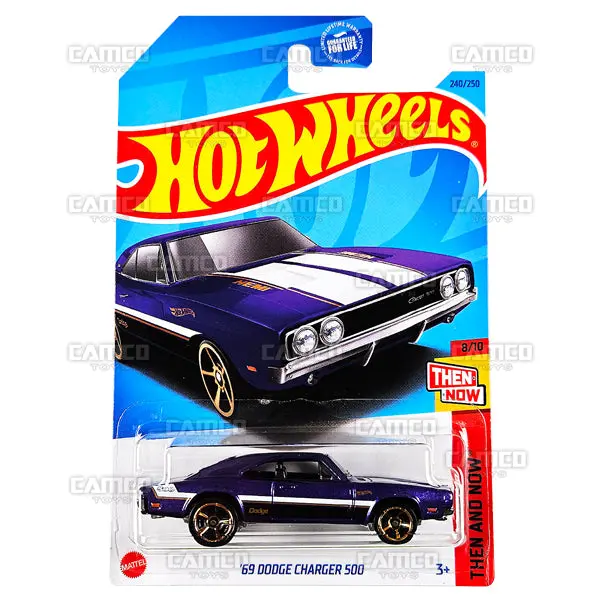 69 Dodge Charger 500 #240 Purple - 2023 Hot Wheels 1