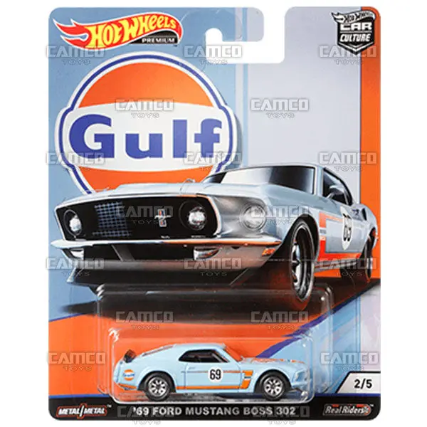 69 Ford Mustang Boss 302 - 2019 Hot Wheels (Gulf) 1