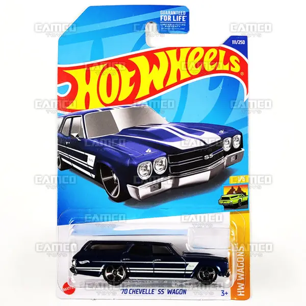 70 Chevelle Ss Wagon #111 Blue - 2022 Hot Wheels 1