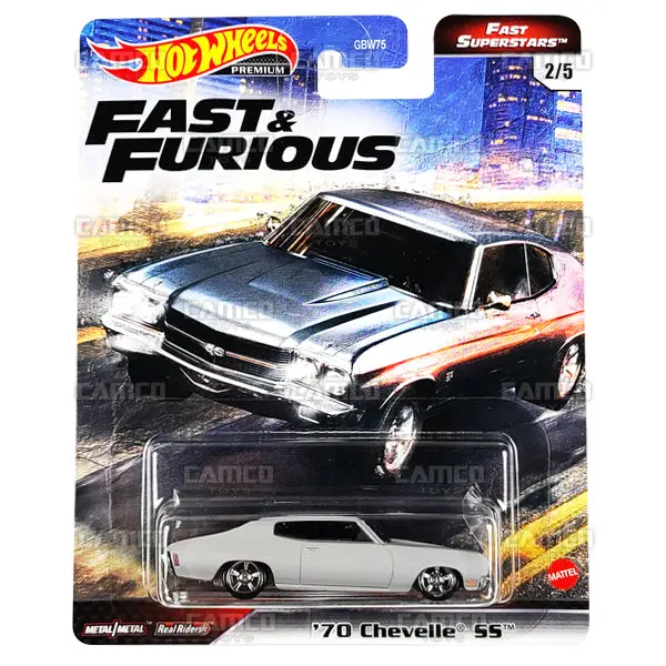 70 Chevelle Ss #2 Gray - 2021 Hot Wheels (Fast Superstars) 1