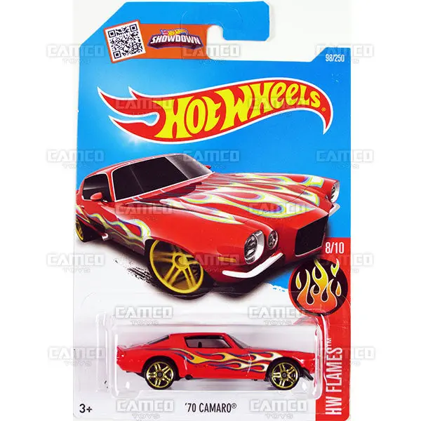 70 Camaro #98 Red - 2016 Hot Wheels 1