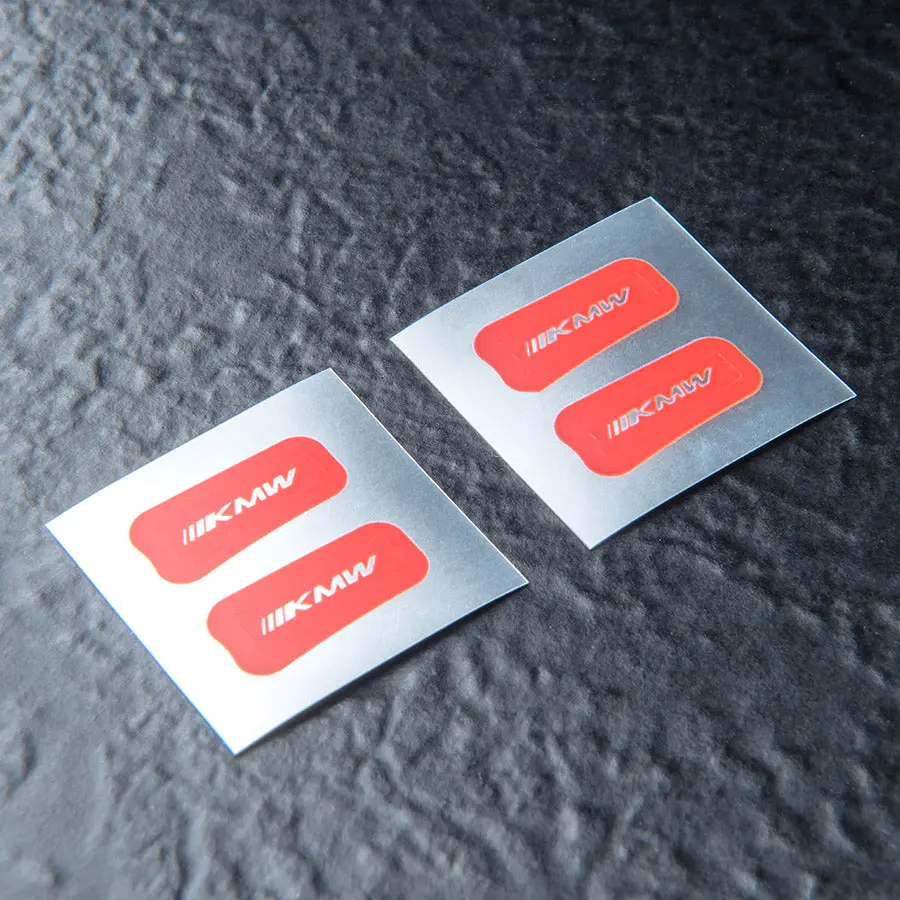 Mst Te37 Wheel Sticker - Red 1