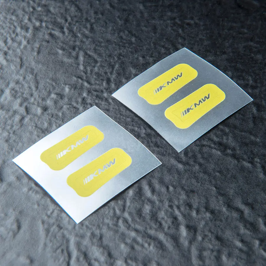 Mst Te37 Wheel Sticker - Yellow 1