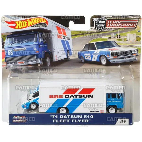 71 Datsun 510 Fleet Flyer - 2018 Hot Wheels 1