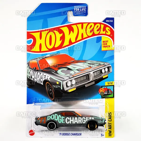 71 Dodge Charger #109 Gray - 2022 Hot Wheels 1