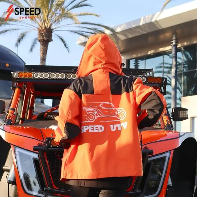 Speed Utv Windbreaker Orange - El Jefe 1