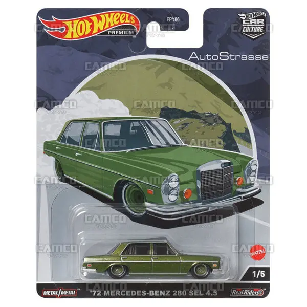 72 Mercedes-Benz 280 Sel 4.5 #1 Green - 2022 Hot Wheels (Auto Strasse) 1