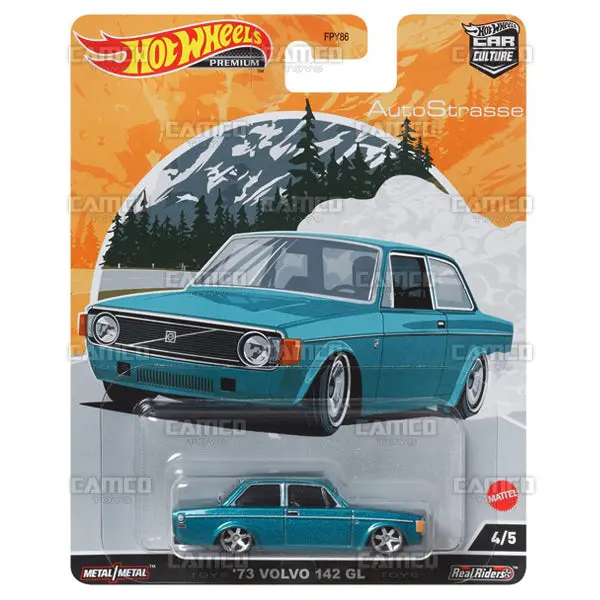 73 Volvo 142 Gl #4 Teal - 2022 Hot Wheels (Auto Strasse) 1