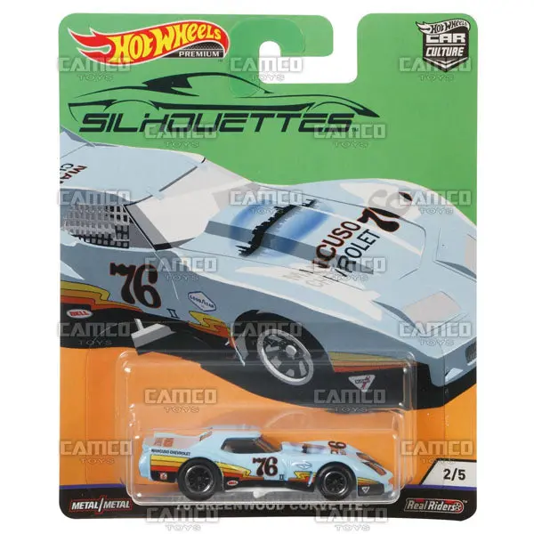 76 Greenwood Corvette - 2019 Hot Wheels (Silhouettes) 1