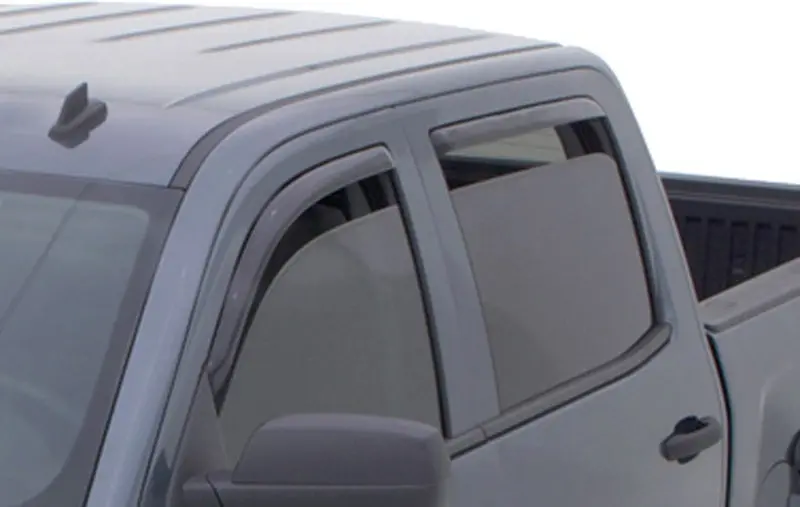 Avs 15-18 Chevy Silverado 2500 Ext. Cab Ventvisor Front & Rear Window Deflectors 4Pc - Smoke 1