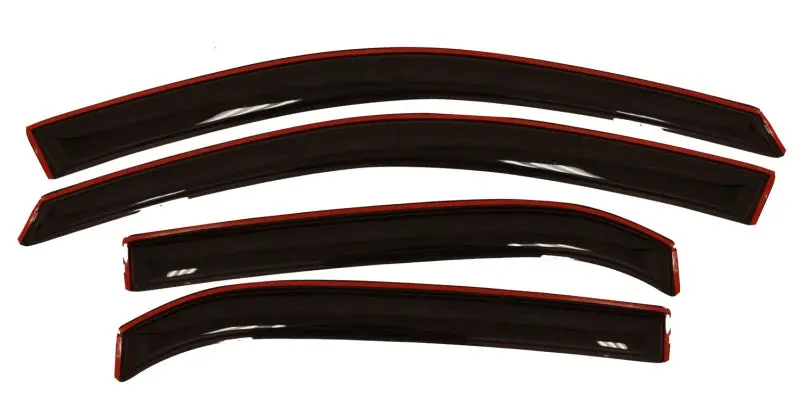 Avs 10-17 Chevy Equinox Ventvisor In-Channel Front & Rear Window Deflectors 4Pc - Smoke 1