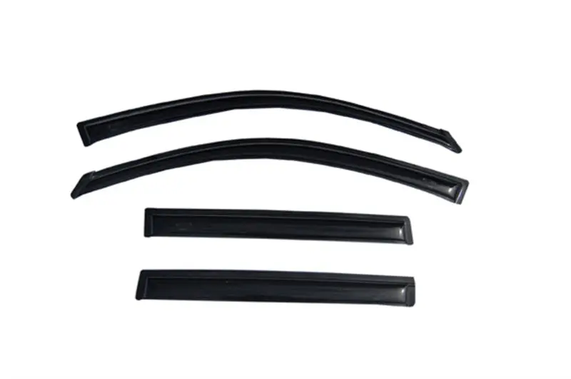 Avs 08-13 Toyota Highlander Ventvisor Outside Mount Window Deflectors 4Pc - Smoke 1