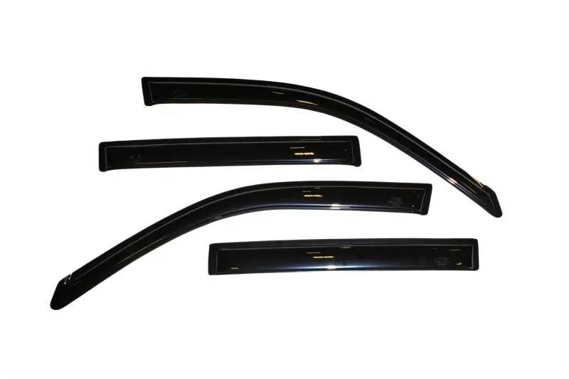 Avs 01-07 Toyota Highlander Ventvisor Outside Mount Window Deflectors 4Pc - Smoke 1