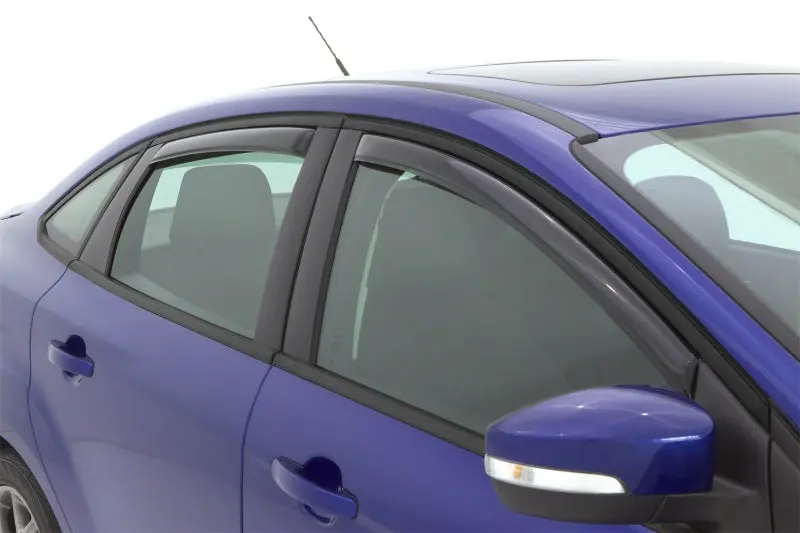 Avs 12-18 Ford Focus Ventvisor In-Channel Front & Rear Window Deflectors 4Pc - Smoke 1