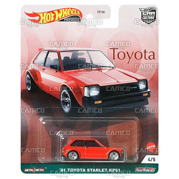 81 Toyota Starlet Kp61 - 2021 Hot Wheels (Toyota Series) 1