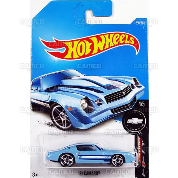 81 Camaro #250 Blue - 2017 Hot Wheels 1