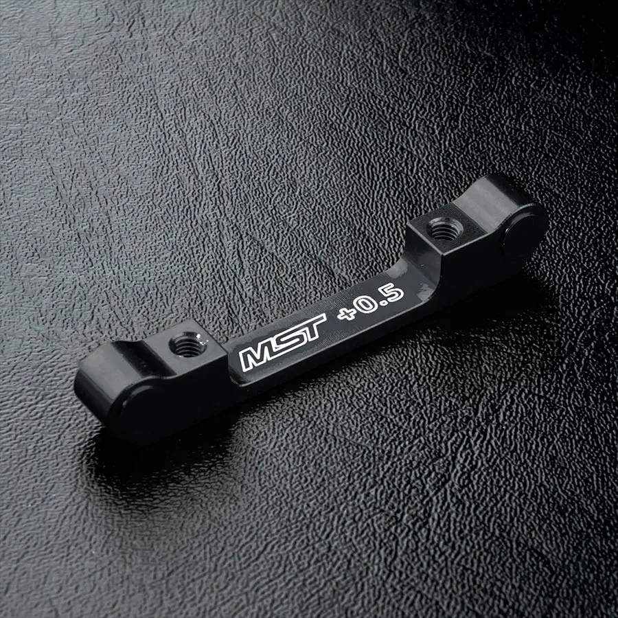 Mst Alum. Suspension Mount (+0.5) - Black 1