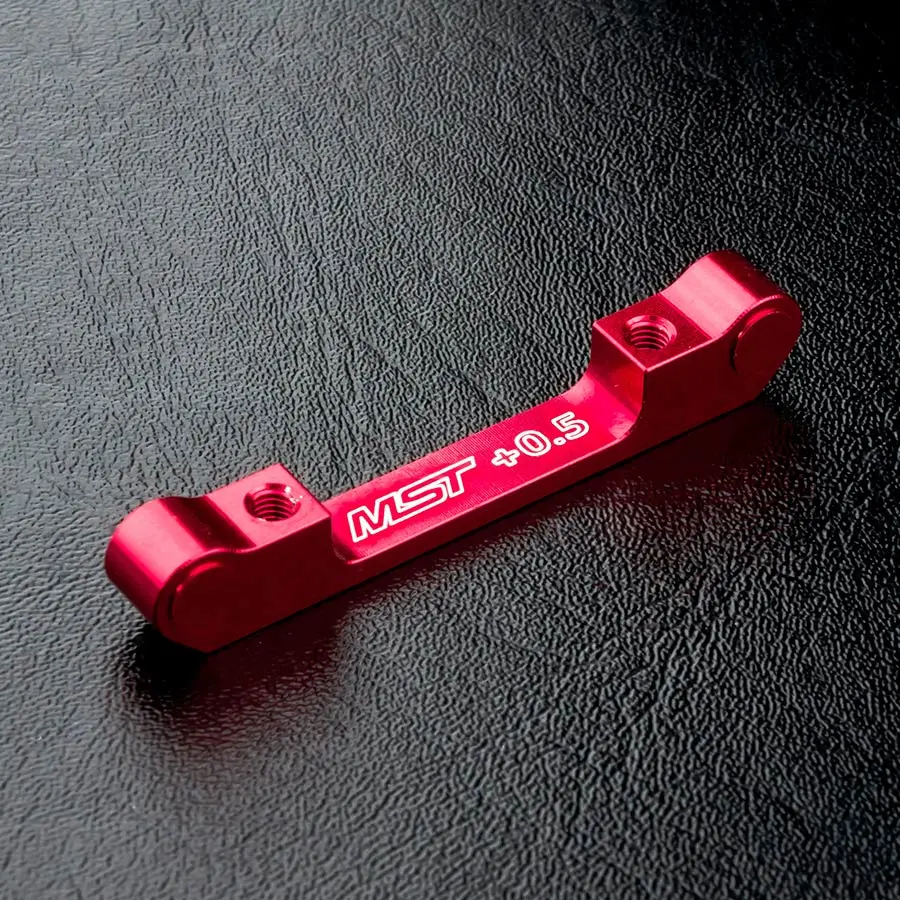 Mst Alum. Suspension Mount (+0.5) - Red 1