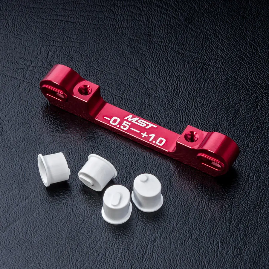 Mst Adjustable Alum. Suspension Mount (-0.5-+1.0) - Red 1