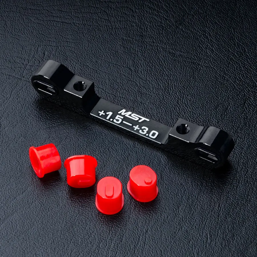 Mst Adjustable Alum. Suspension Mount (+1.5-+3.0) - Black 1