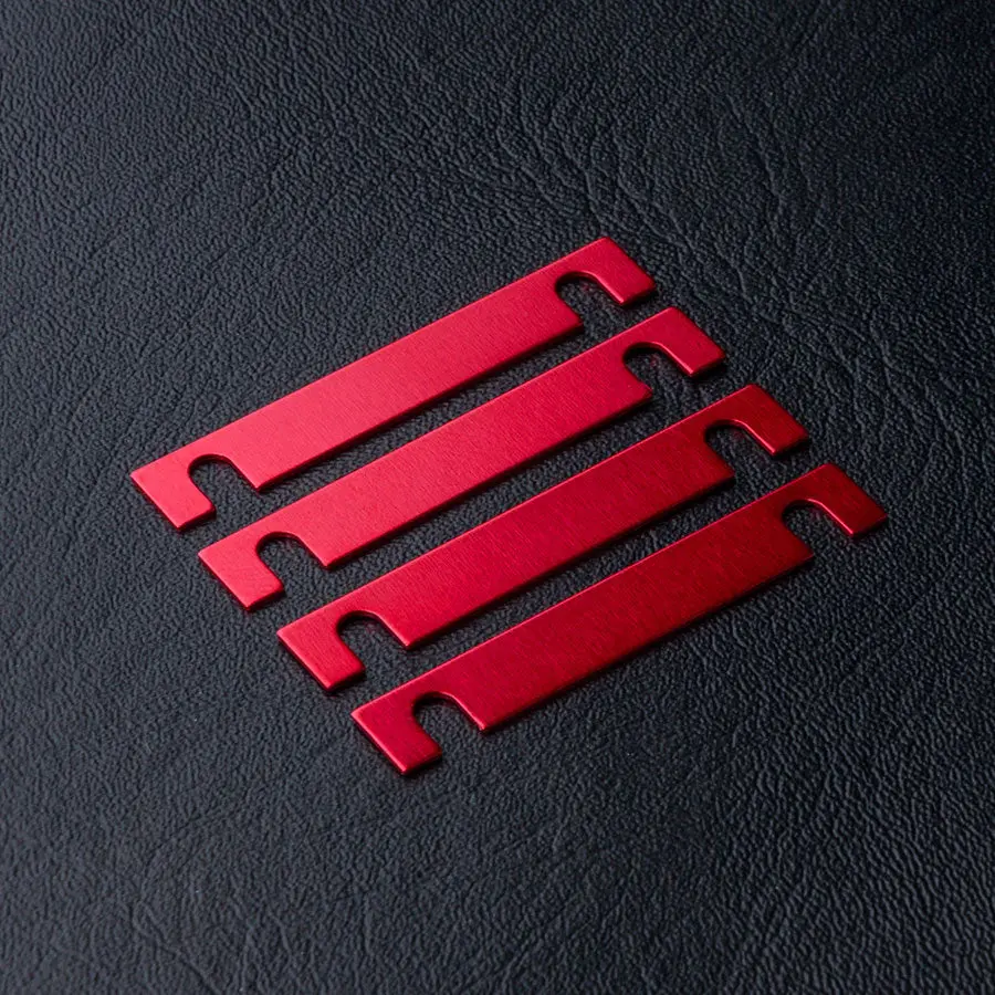 Mst Suspension Mount Spacers 0.5Mm - Red 1