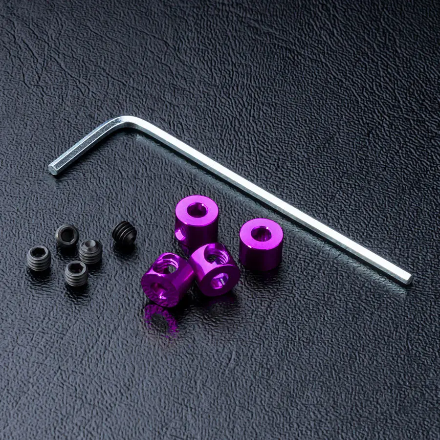 Mst Alum. Stabilizer Rod Stopper - Purple 1