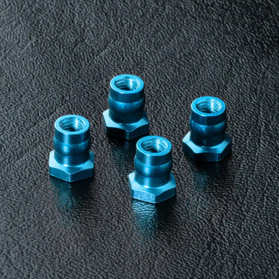 Mst Alum. Ball Connector Nut 4.8 - Blue 1