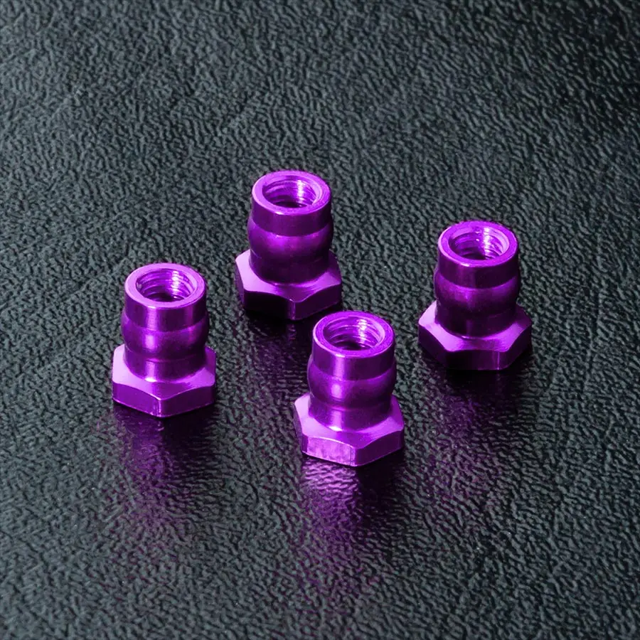 Mst Alum. Ball Connector Nut 4.8 - Purple 1