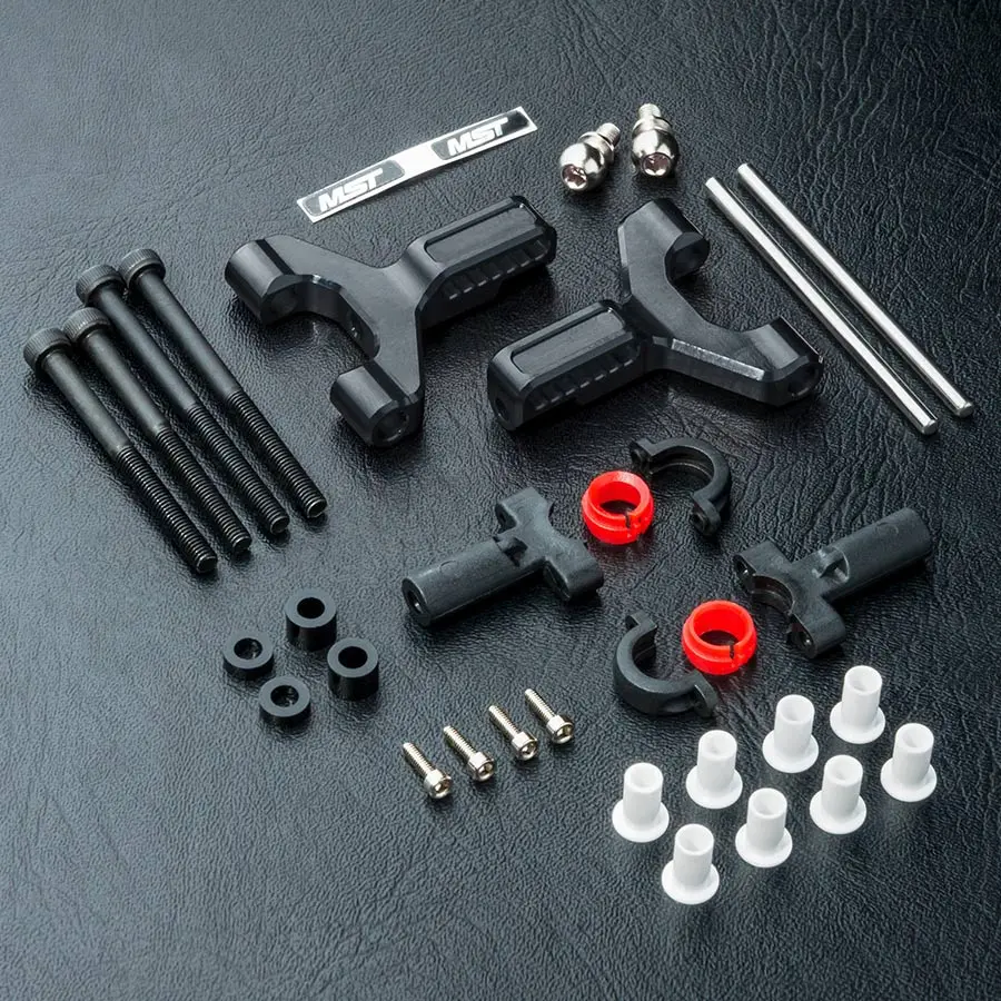 Mst Alum. Front Lower Arm Set - Black 1