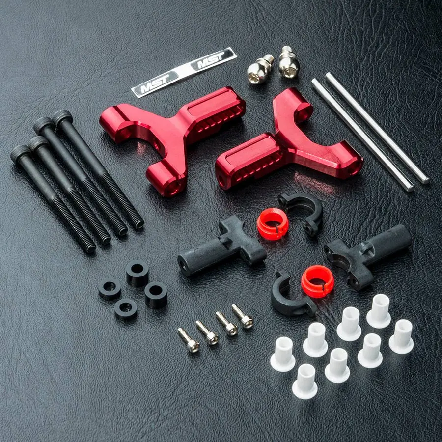 Mst Alum. Front Lower Arm Set - Red 1