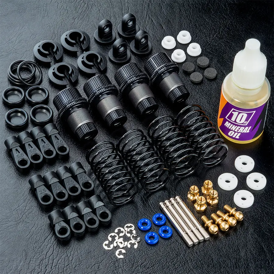 Mst Tr56 Alum. Damper Set - Black 1