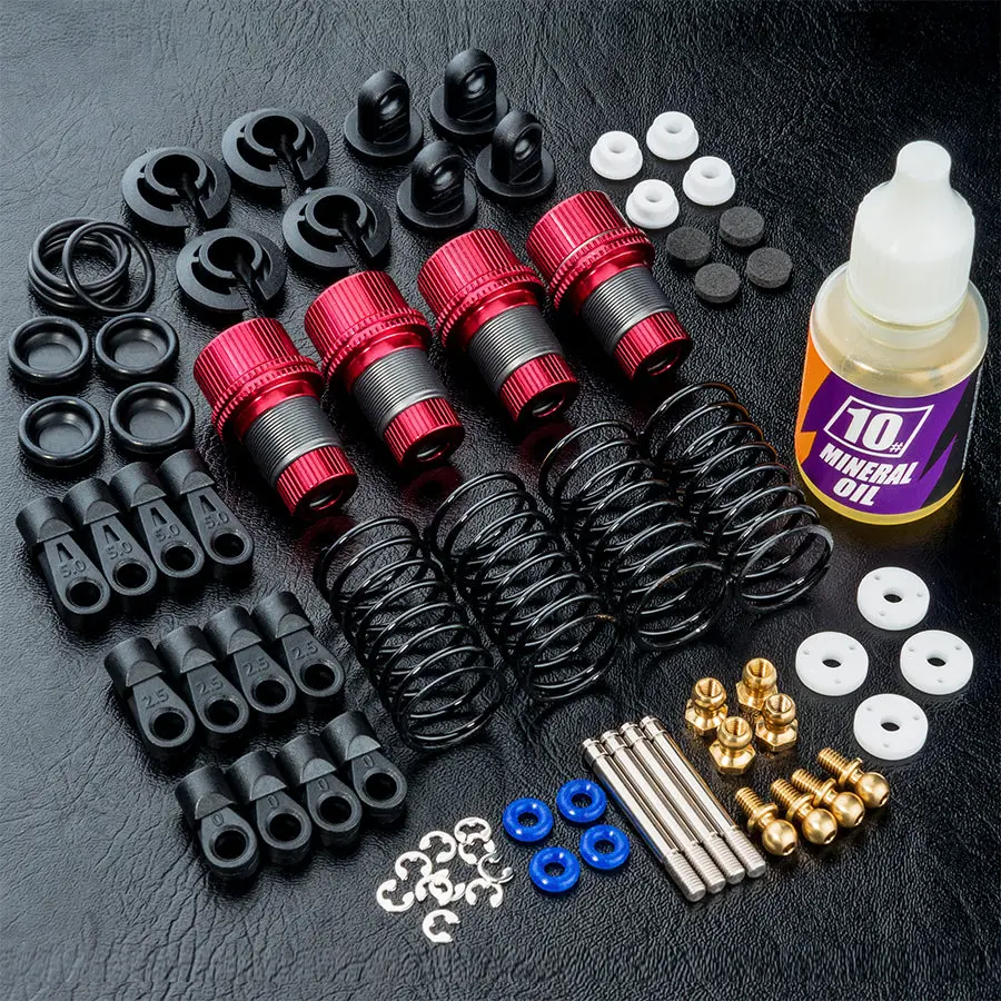 Mst Tr56 Alum. Damper Set - Red 1