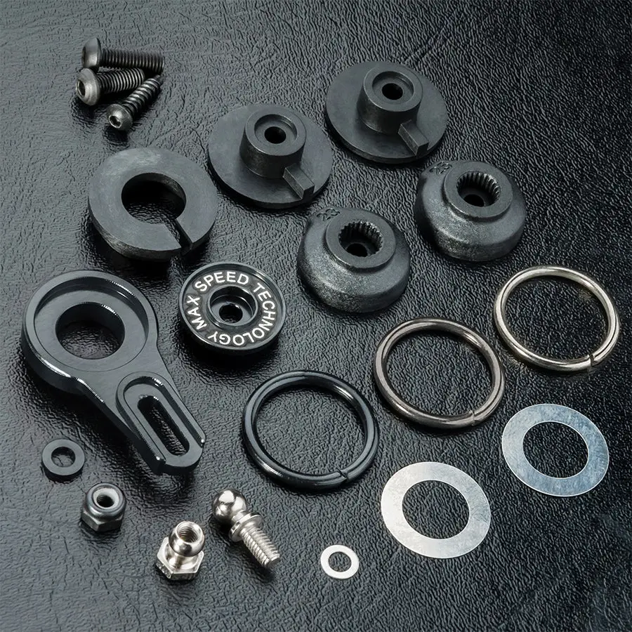Mst Alum. 8-Adjusting Servo Saver - Black 1