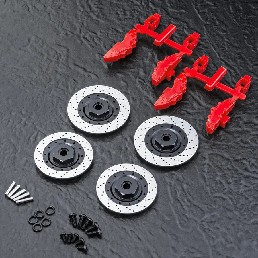 Mst Alum. Wheel Hubs 6Mm (Large Brake Disc Shaped) 1