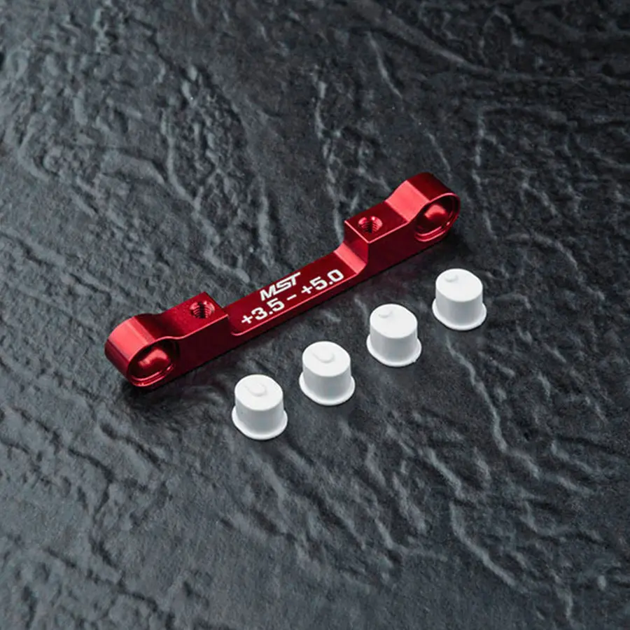 Mst Adjustable Alum. Suspension Mount (+3.5-+5.0) - Red 1