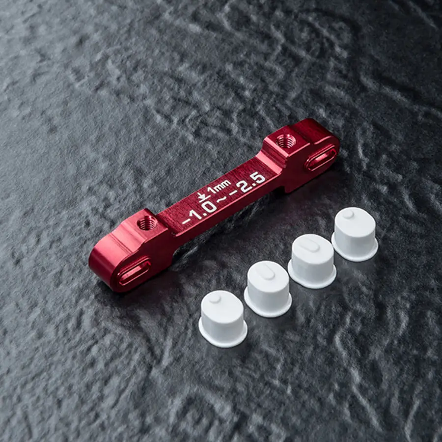 Mst Adjustable Alum. Suspension Mount (-1.0-2.5) - Red 1